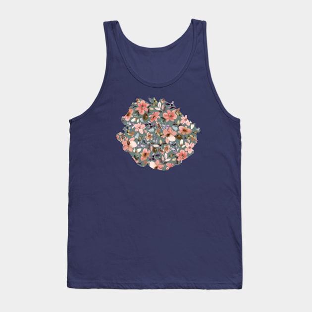 Tropical flowers Summer Tank Top by ninoladesign